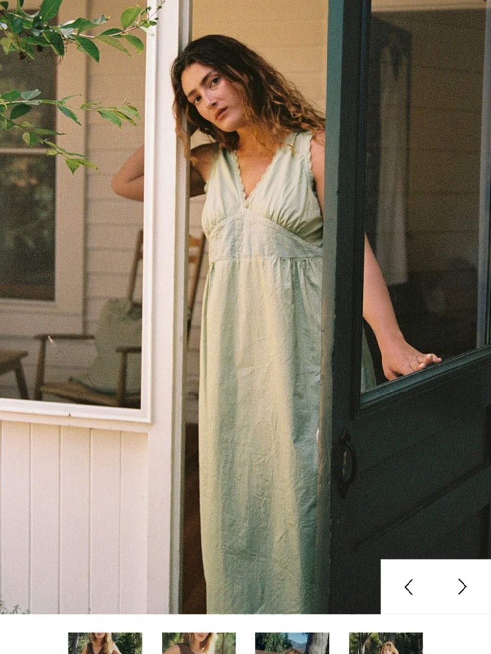 LA Relaxed Makinna Poplin Cotton Dress - Picture 12 of 14
